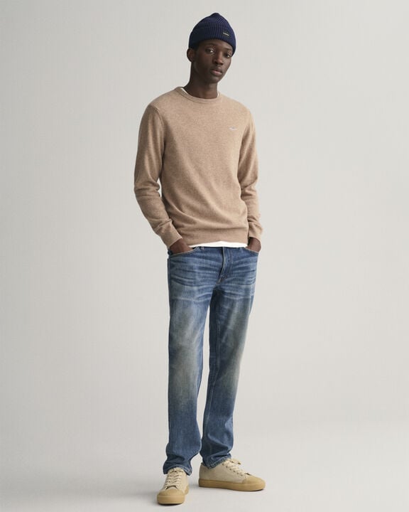SUPERFINE LAMBSWOOL C-NECK