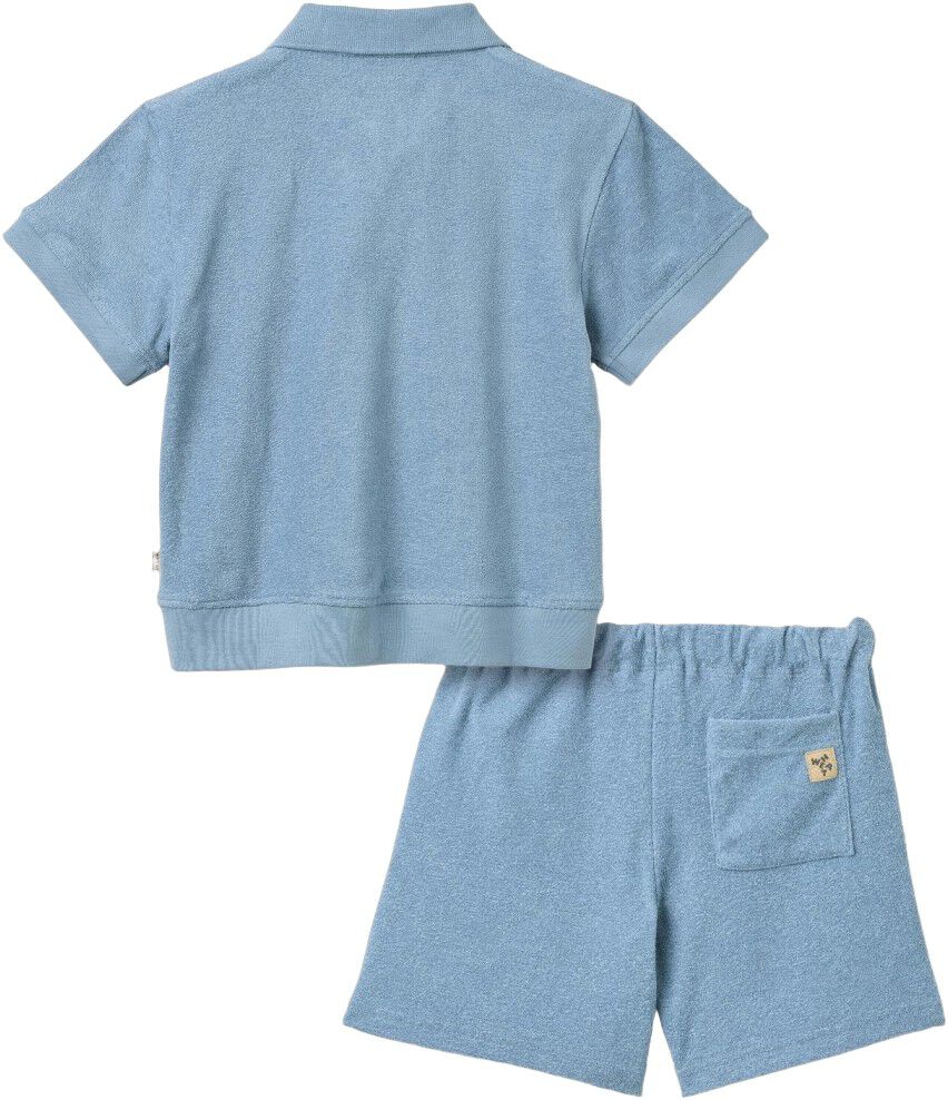 Todelt s&aelig;t med Kort&aelig;rmet Polo og Shorts