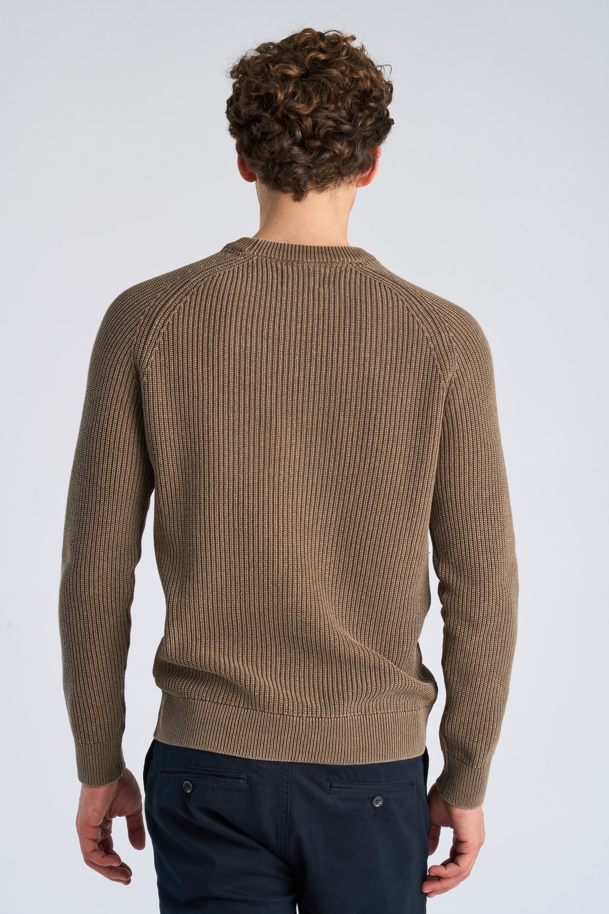 Recycled acid crew neck L/S