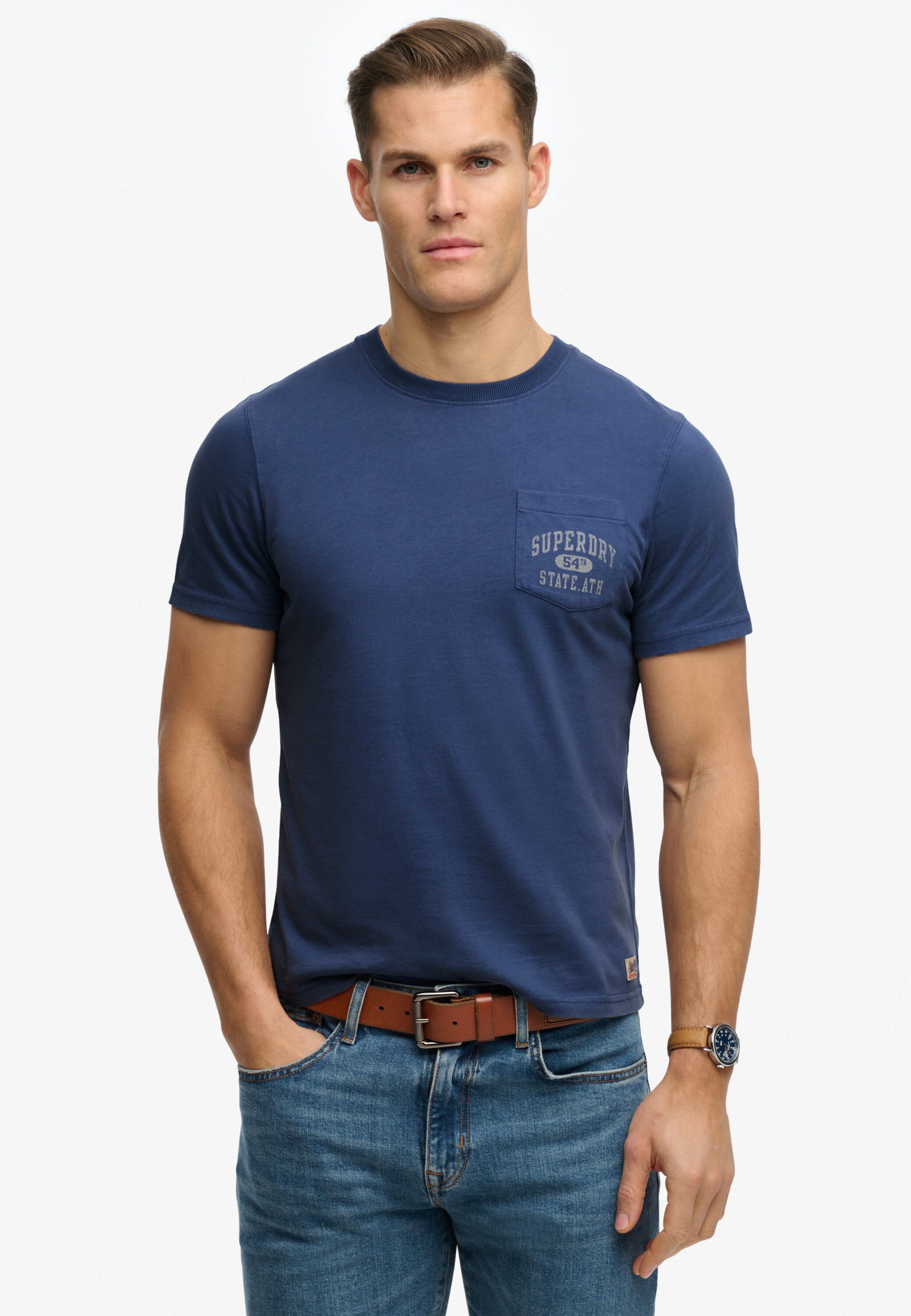 VINTAGE PREP RELAXED PCKET TEE