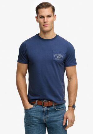 VINTAGE PREP RELAXED PCKET TEE