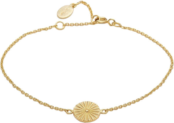 Wheel bracelet VERMEIL (925 Sterling silver gold plated 2. 5 micron)