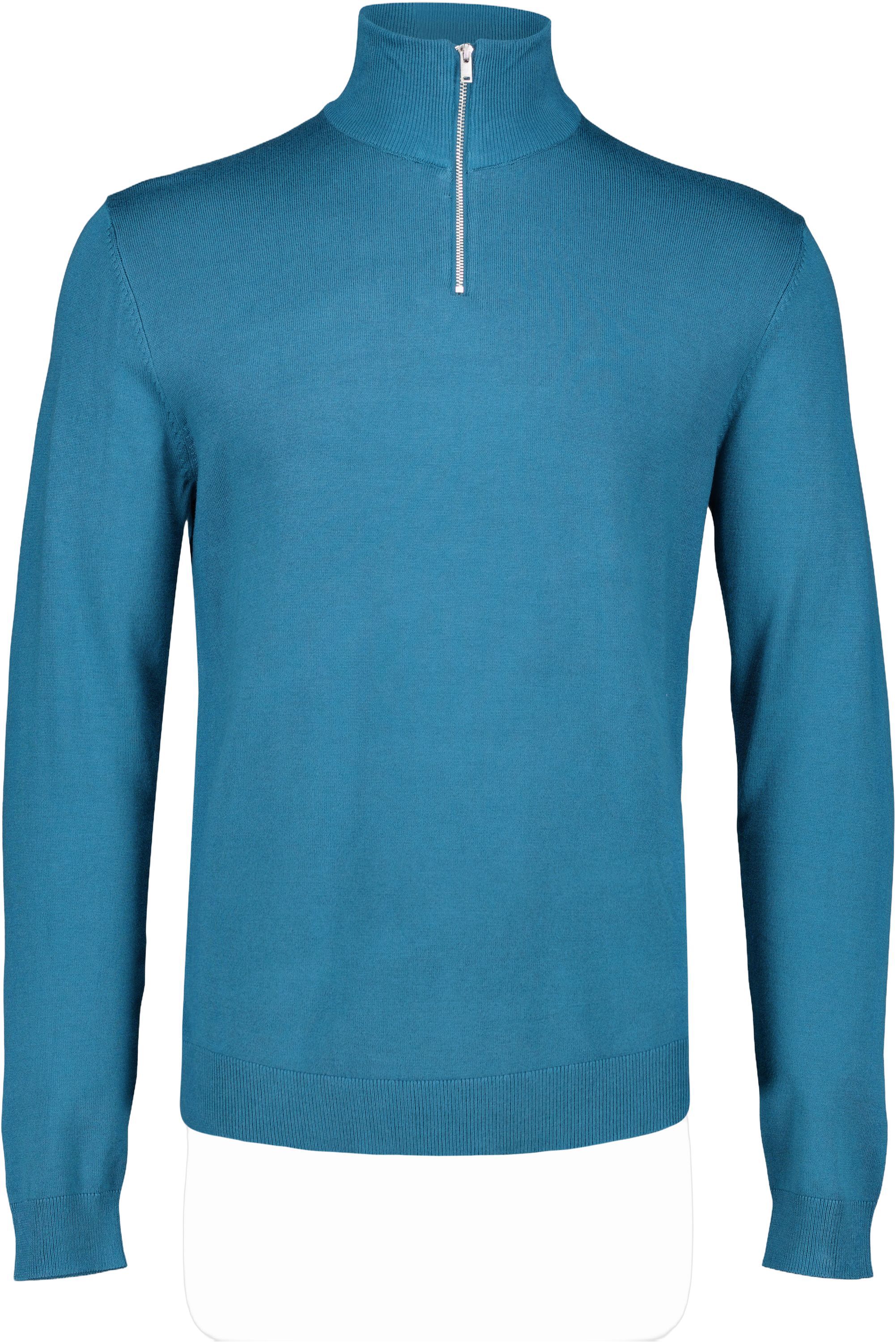 Ecovero half zip L/S knit