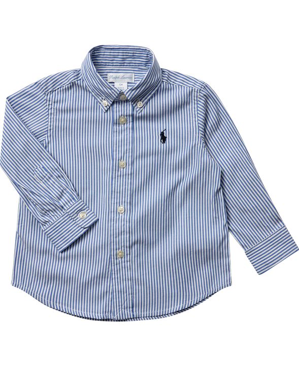 Striped Cotton Oxford Shirt