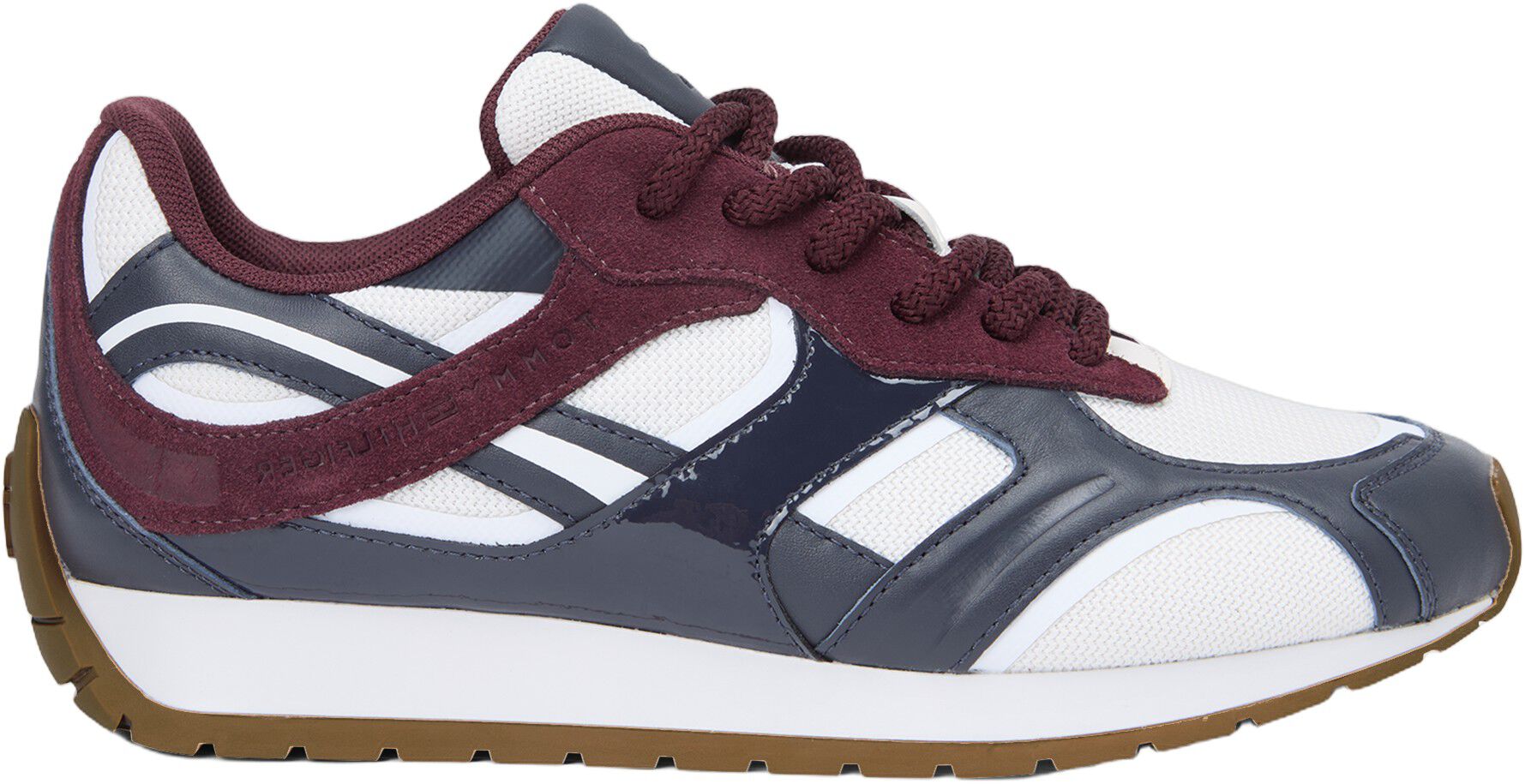 TH Monogram Leather Mixed Texture Trainers