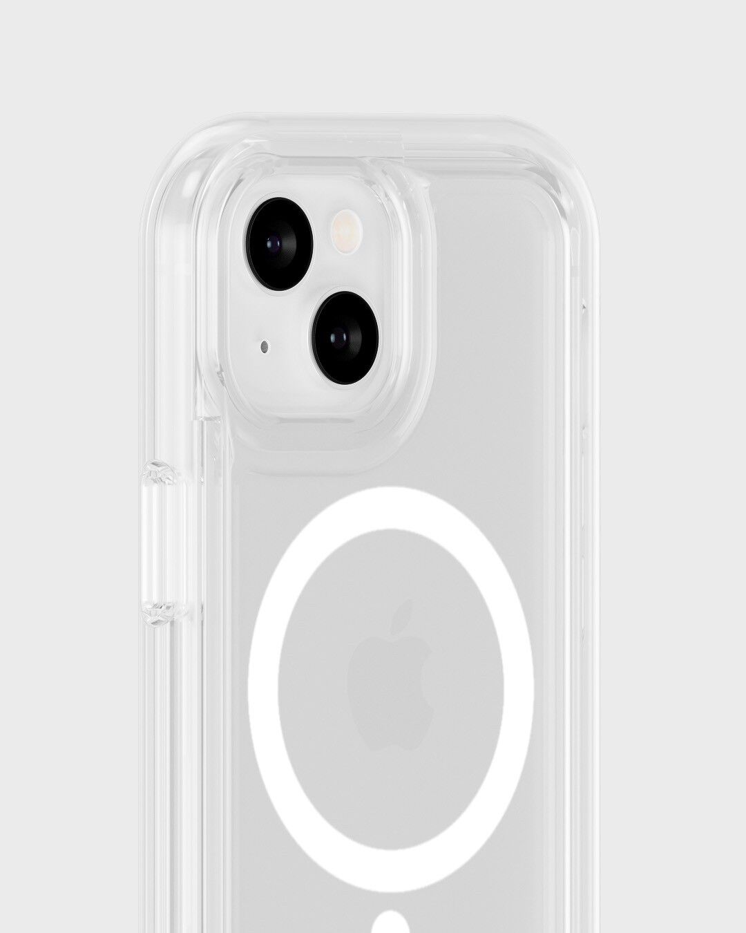 Chunky Case MagSafe Compatible iPhone 17e/16e/15/14/13 White/Transpare
