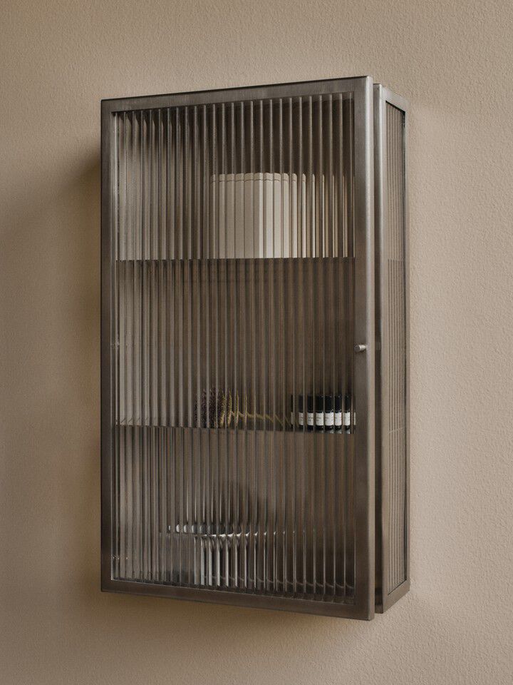Haze Wall Cabinet - Reeded Glass -