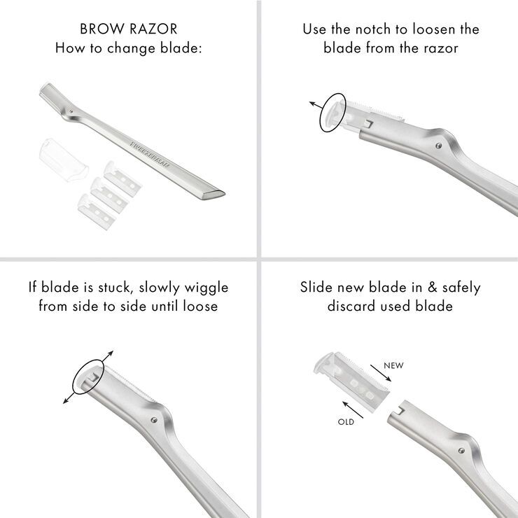 Brow Razor Replacement Blades