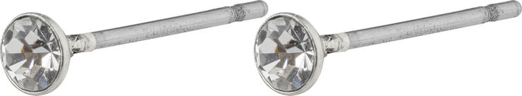 SYLVIE small crystal stud earrings silver-plated