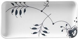 Black Fluted Mega fat rektangulärt 24 cm