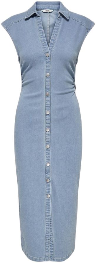 ONLBABE CAPSLEEVE MIDI DRESS DNM