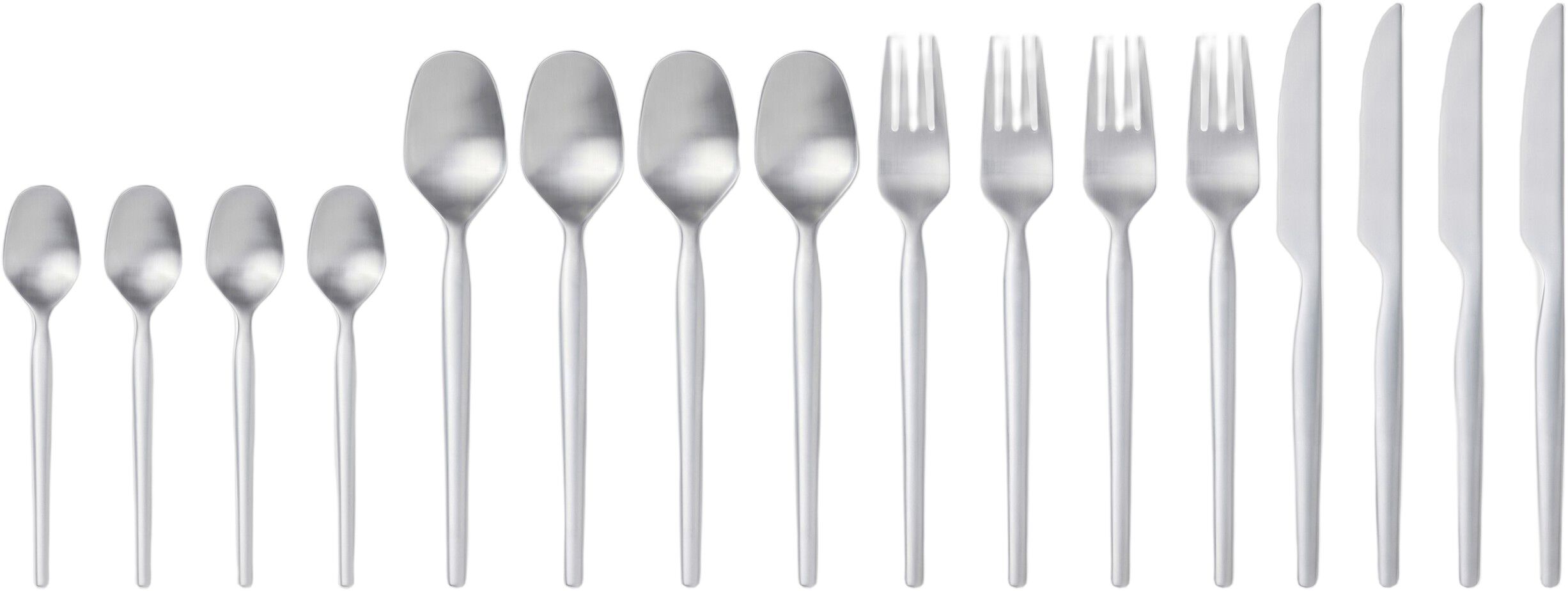 Bestickset Dorotea 16 delar Matt st&aring;l