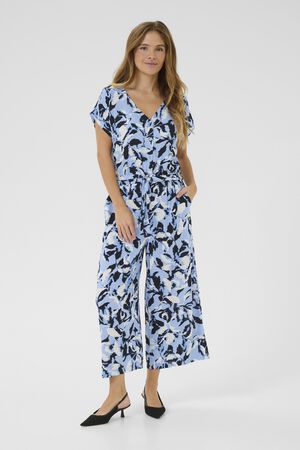 KAmira Plain Weave Jumpsuit Printed
