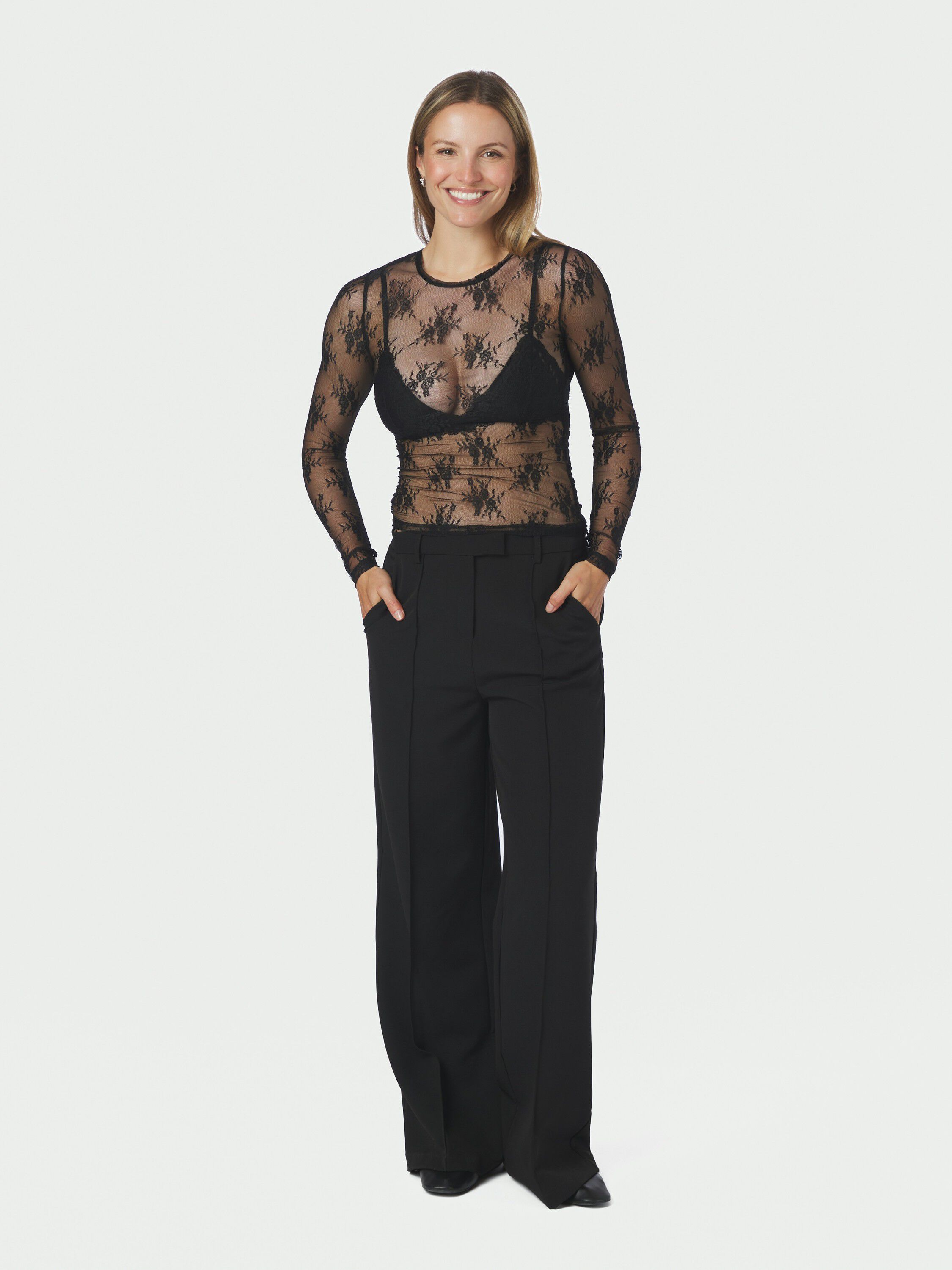 Evania Mesh Blouse