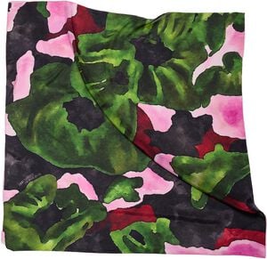 GREEN FLOWERS Scarf
