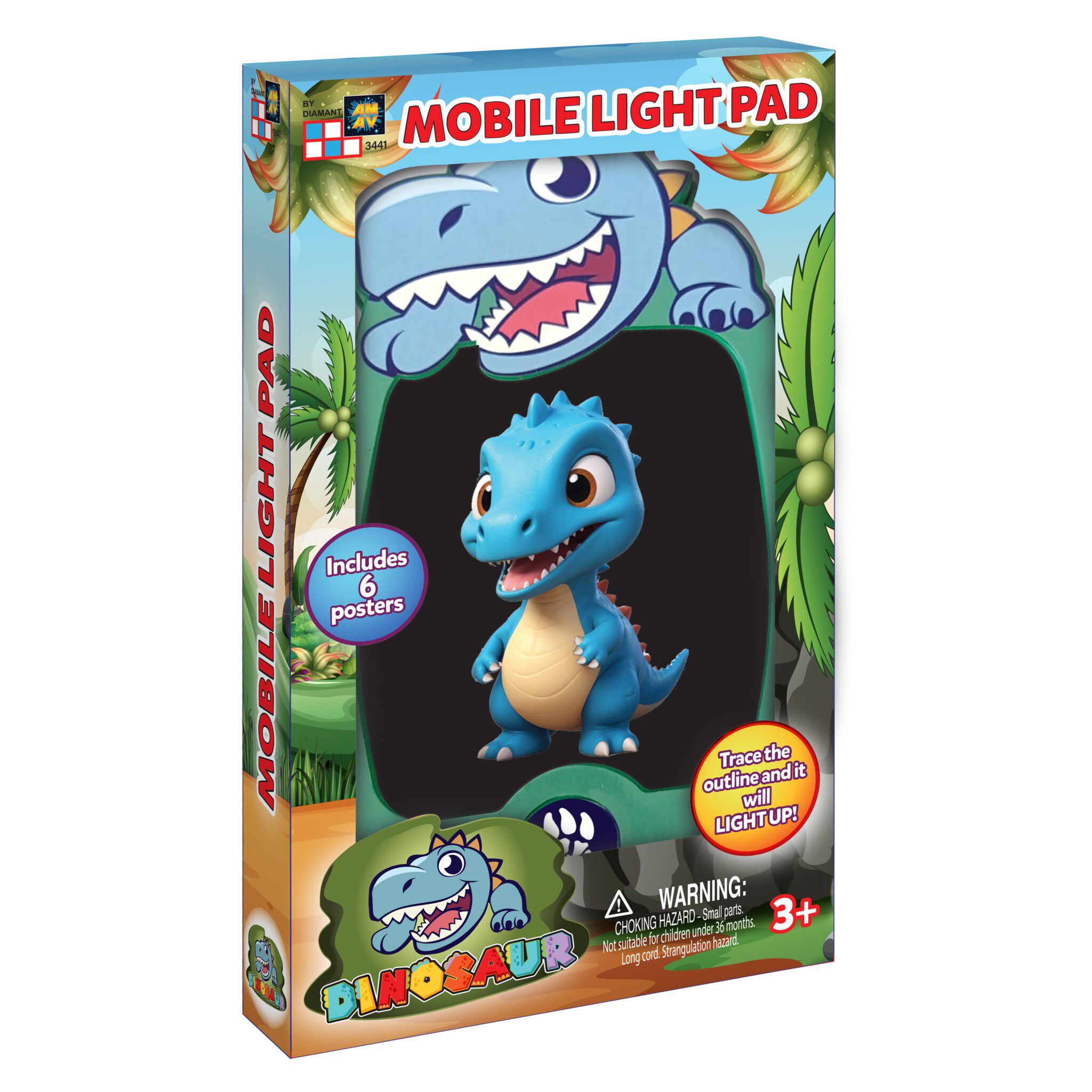 Dinosaur Mobile Light Pad