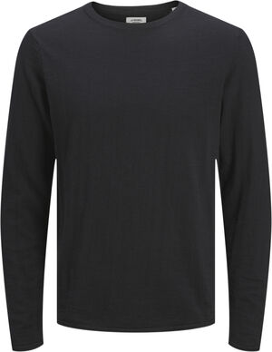 JREBNATURE SLUB KNIT CREW NECK