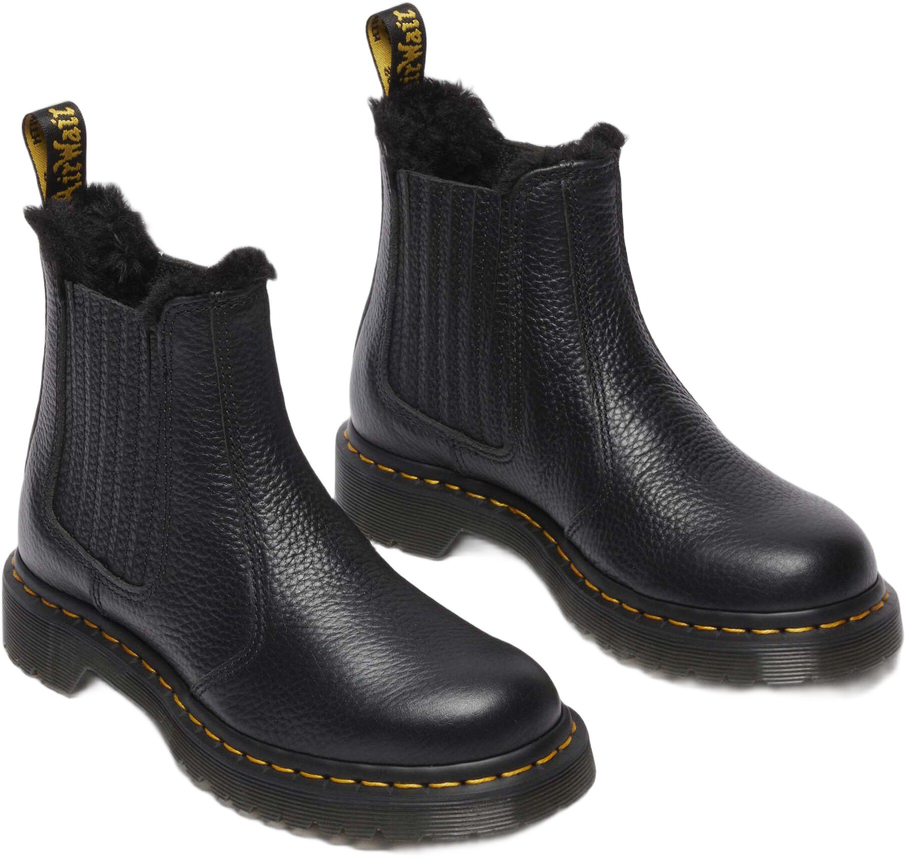 2976 Leonore Ii Black Milled Nappa