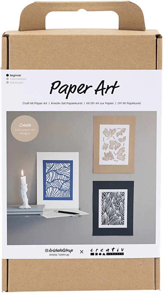 DIY Kit Papirkunst, Billeder til oph&aelig;ng