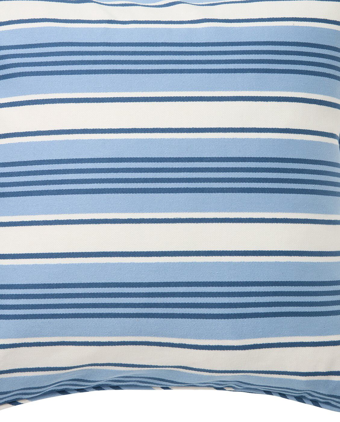 Striped Organic Cotton Twill Pillow Cover