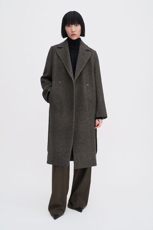 charlotte twill belted coat
