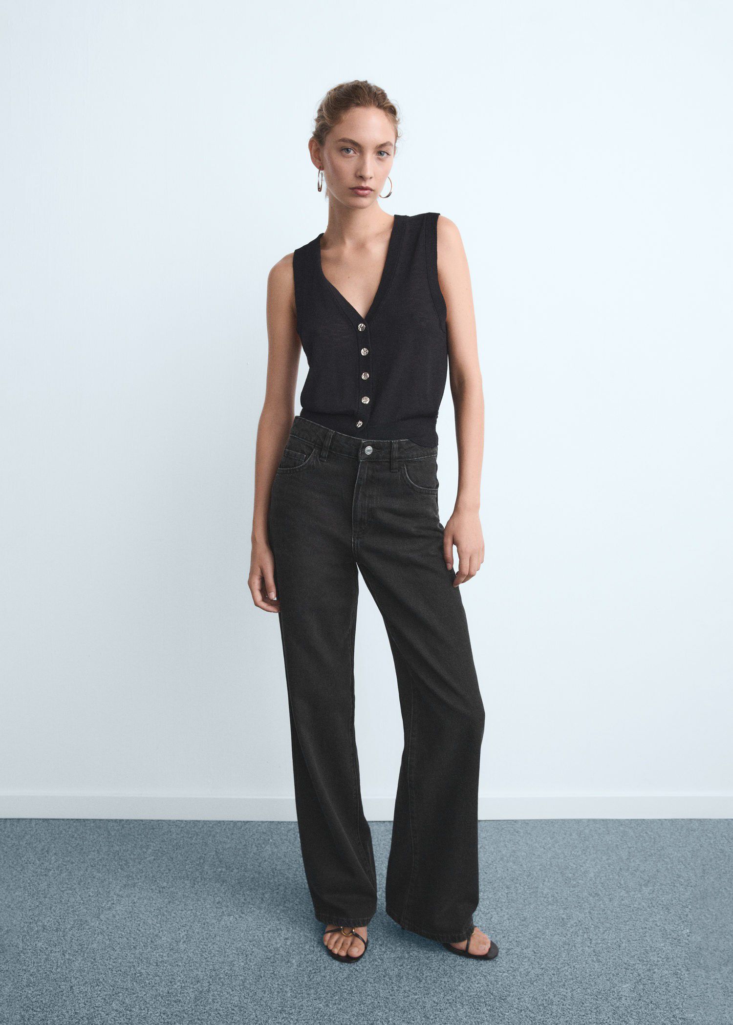 Danila wide leg high-rise jeans