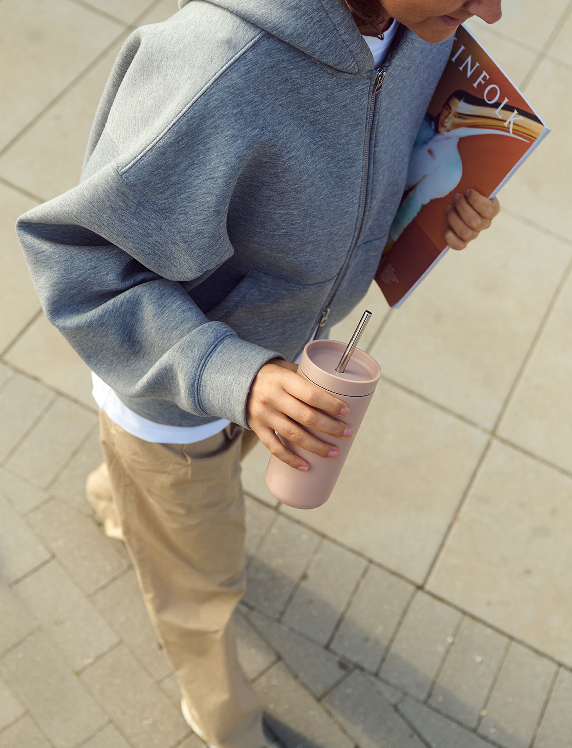 To Go Sip Termomugg med sugr&ouml;r 0.4 l. Heather