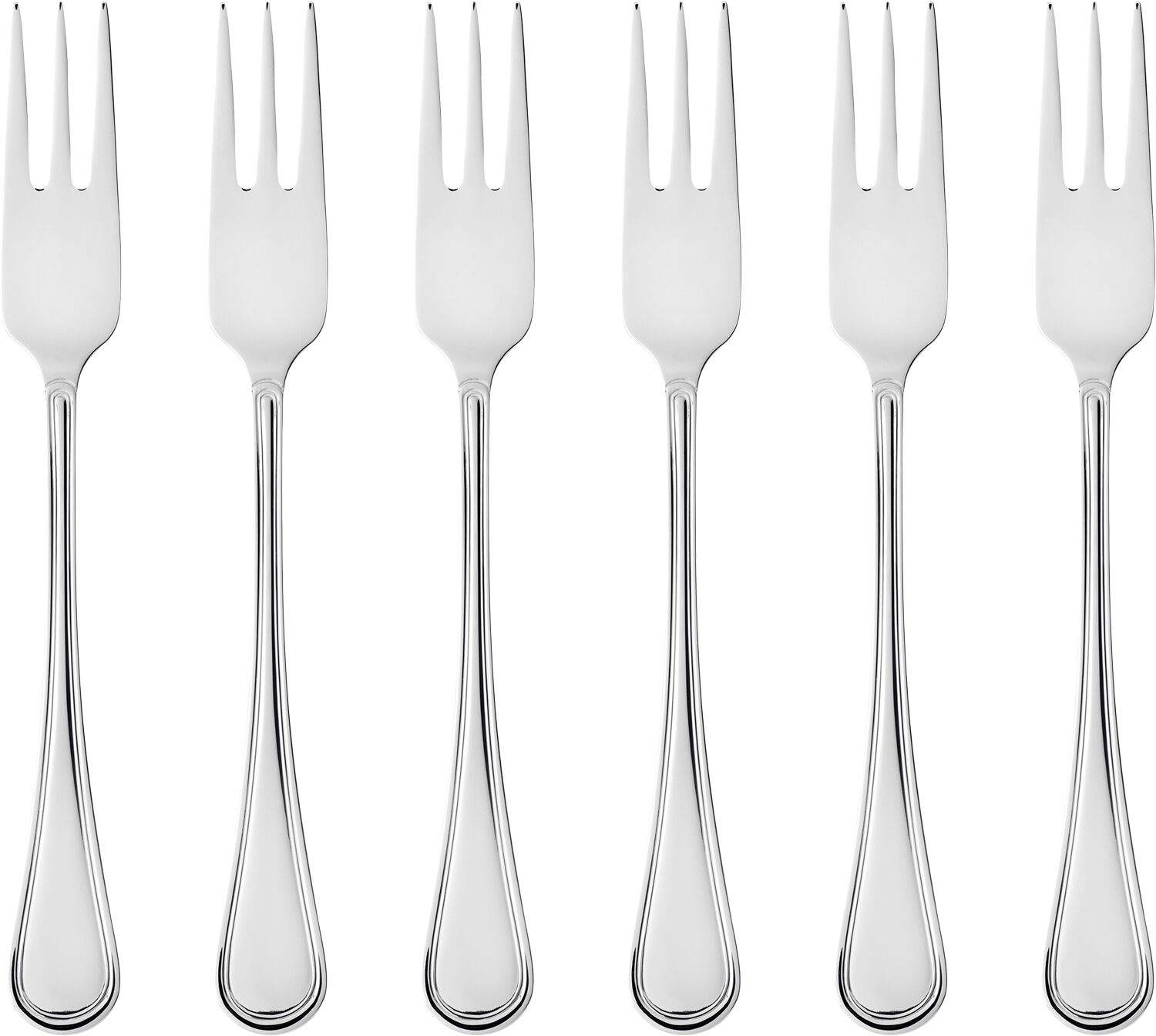 T&aring;rtgaffel Oxford 16,2 cm 6 st Blankt st&aring;l