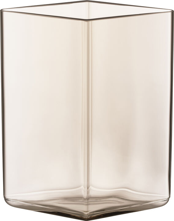 Ruutu vase 11,5 x 14 cm- linen