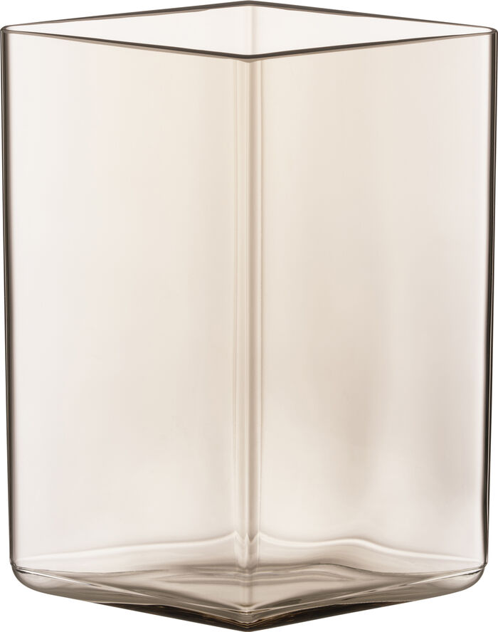 Ruutu vase 11,5 x 14 cm- linen