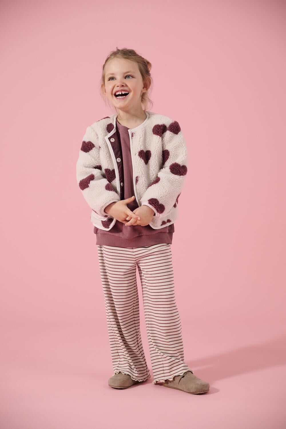 Kmgmaude Life Stripe Wide Pant Jrs Noos