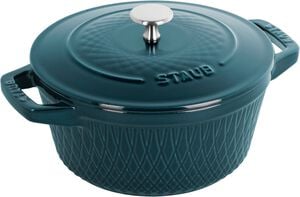 La Cocotte Gryta 24 cm / 4 l, Rund, La-Mer, Gjutj&auml;rn