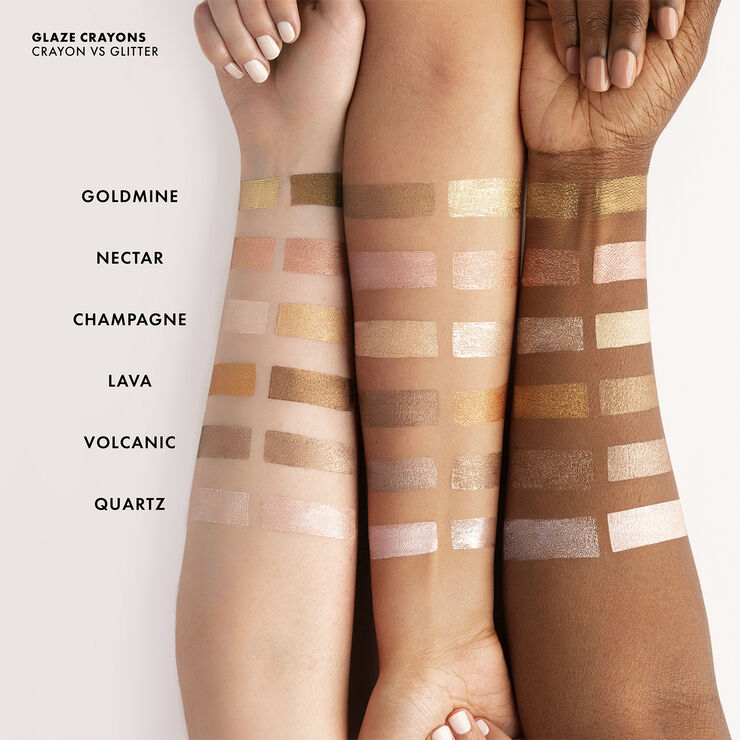 ICONIC LONDON Glaze Crayon, Goldmine, Gold