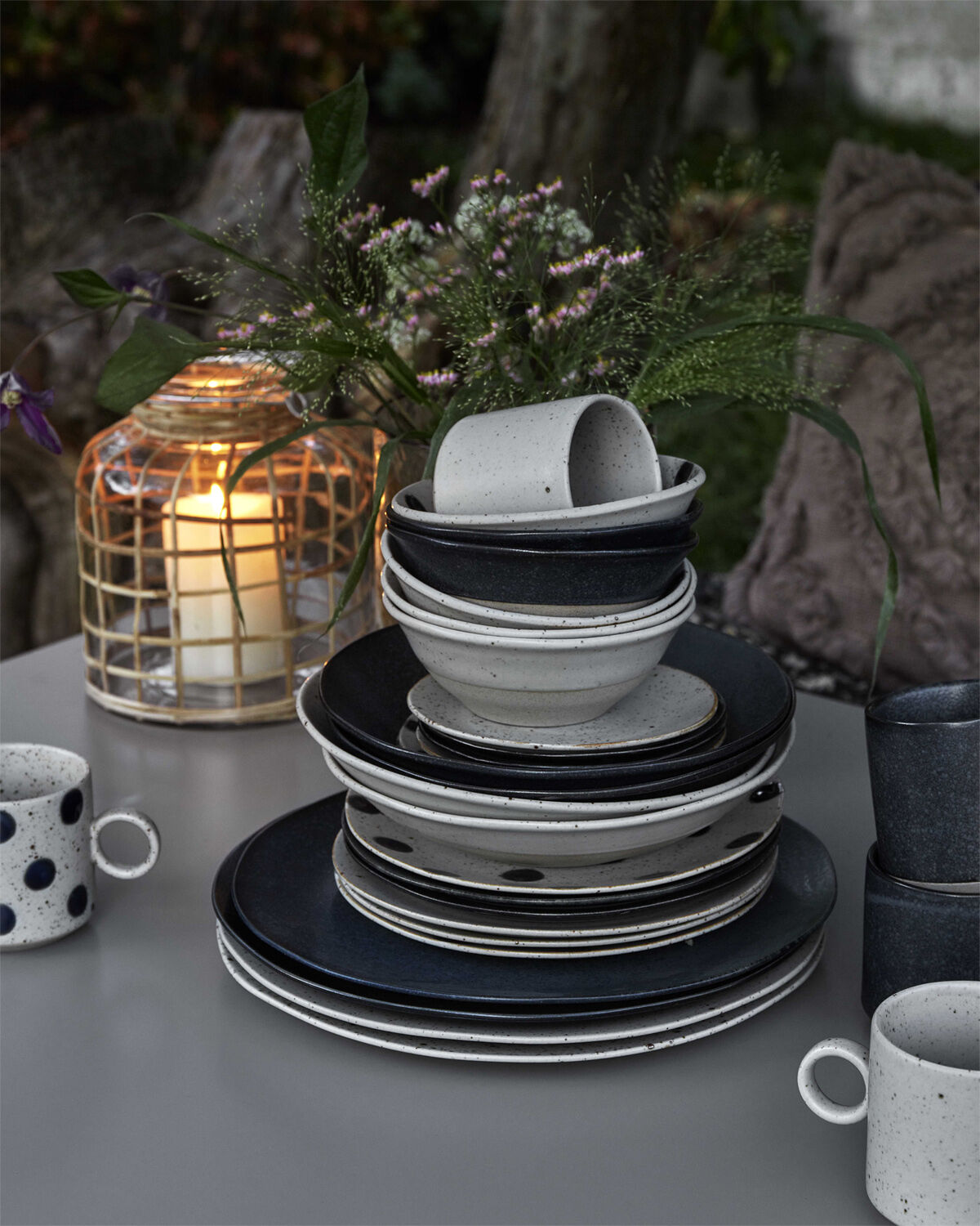 GRAINY bowl, dark blue