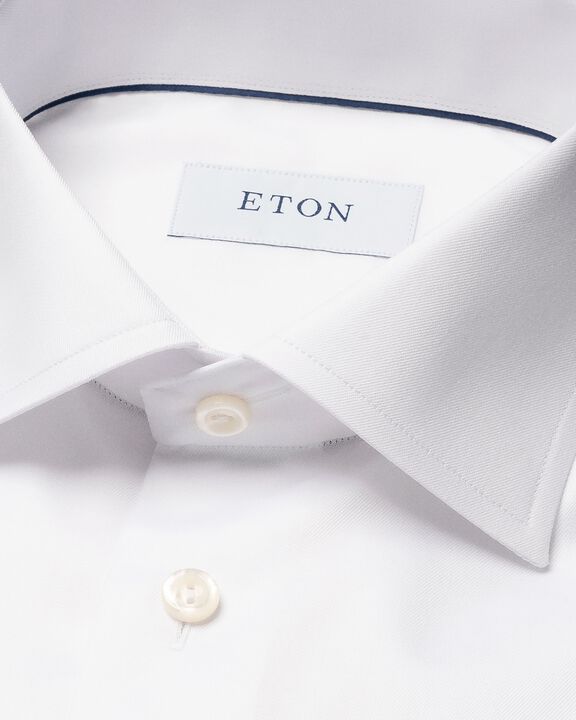 Slim Fit Light Blue Signature Twill Shirt