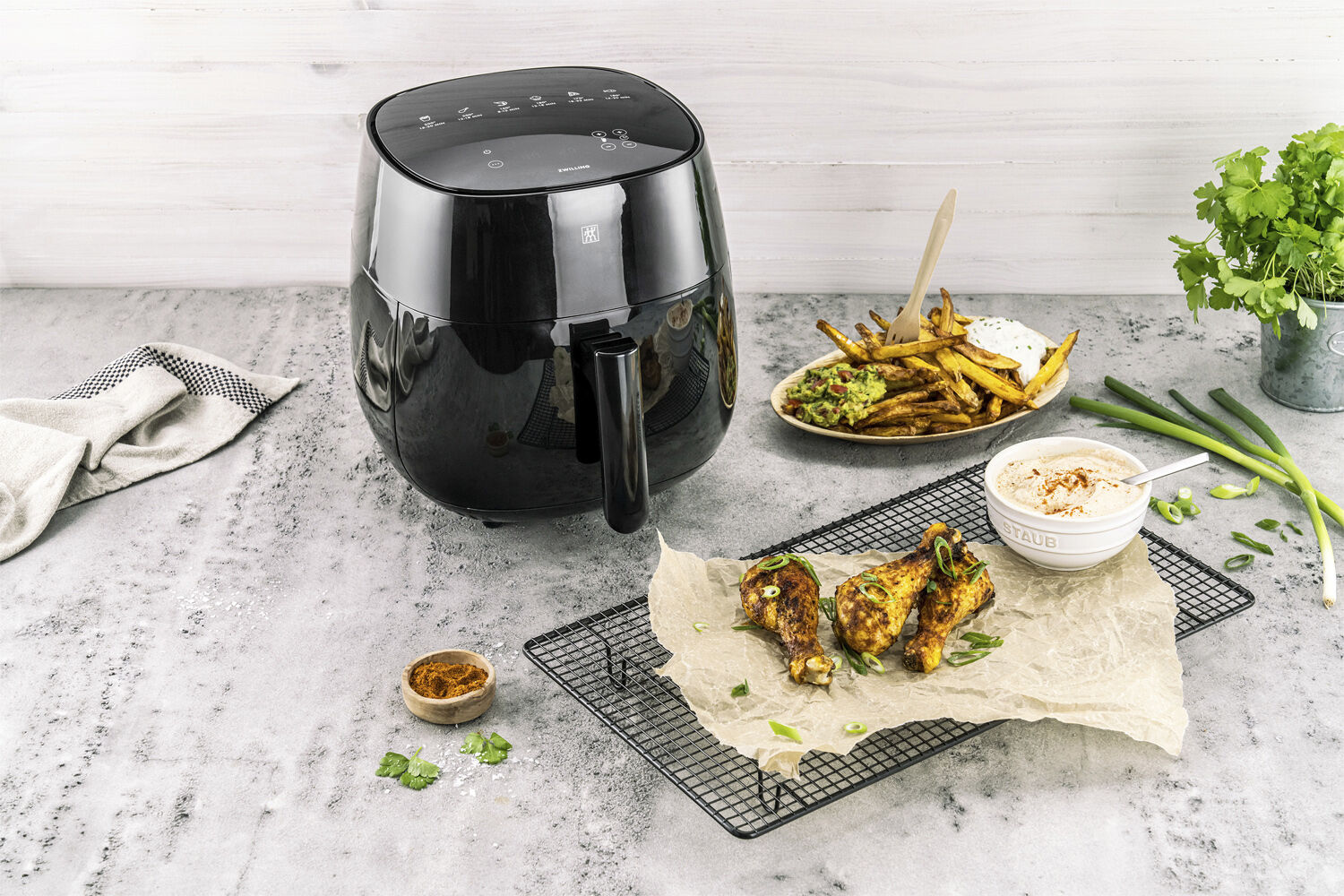 Zwilling Airfryer 4 Liter, Svart