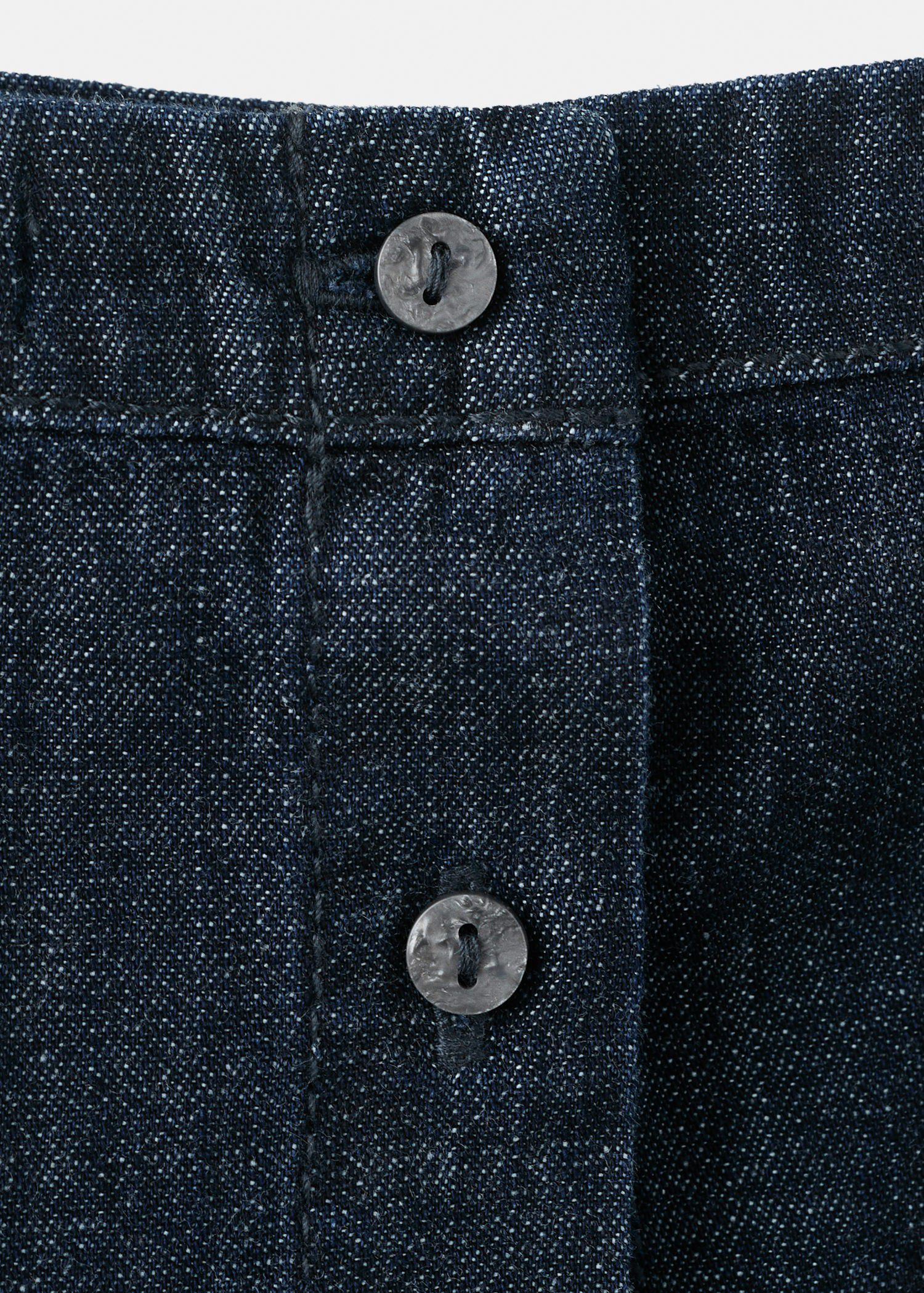 Strapless denim top