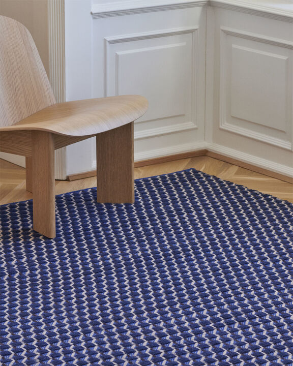 Channel Rug-50 x 80-Blue, white