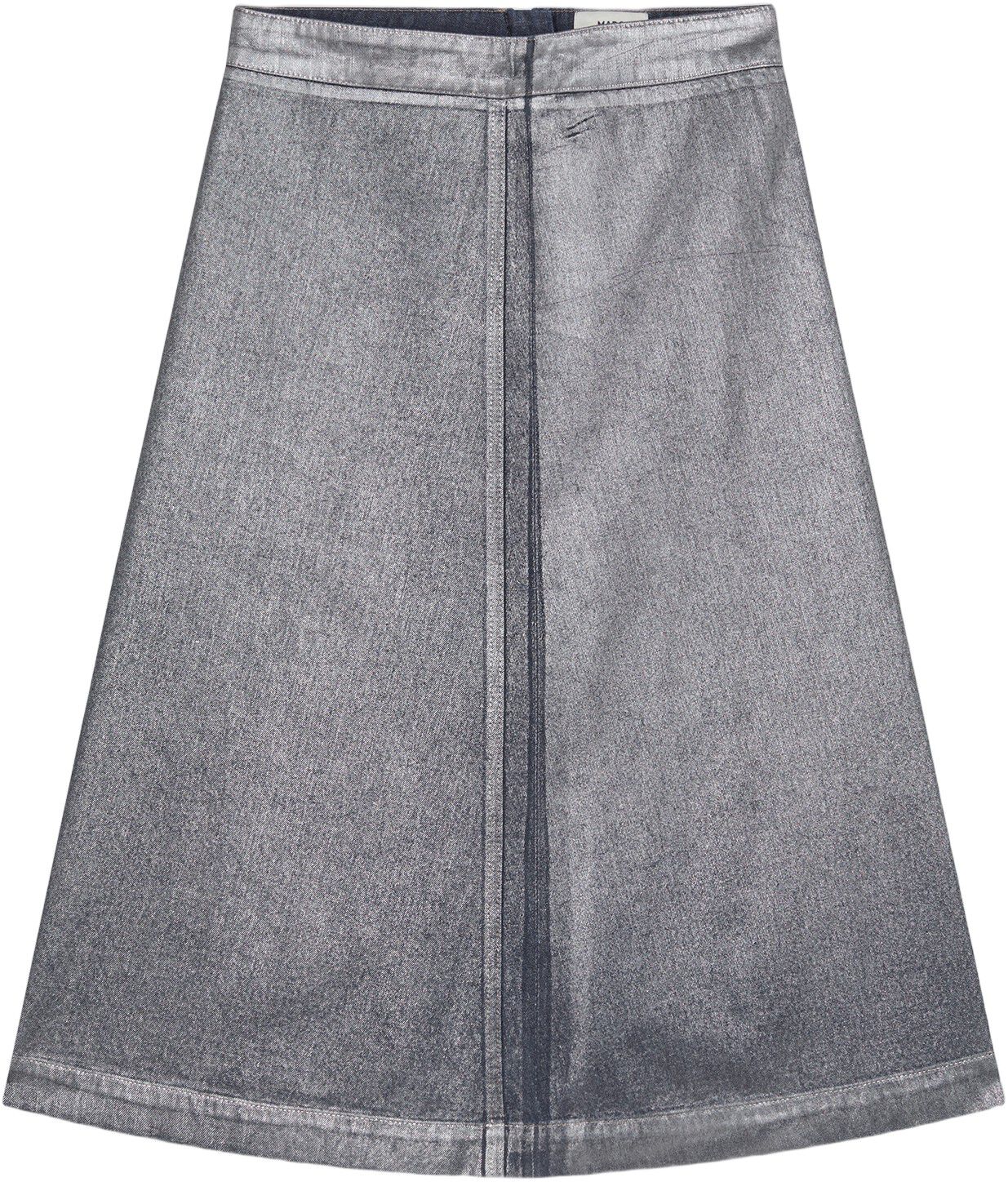 Metallic Denim Stellar Skirt