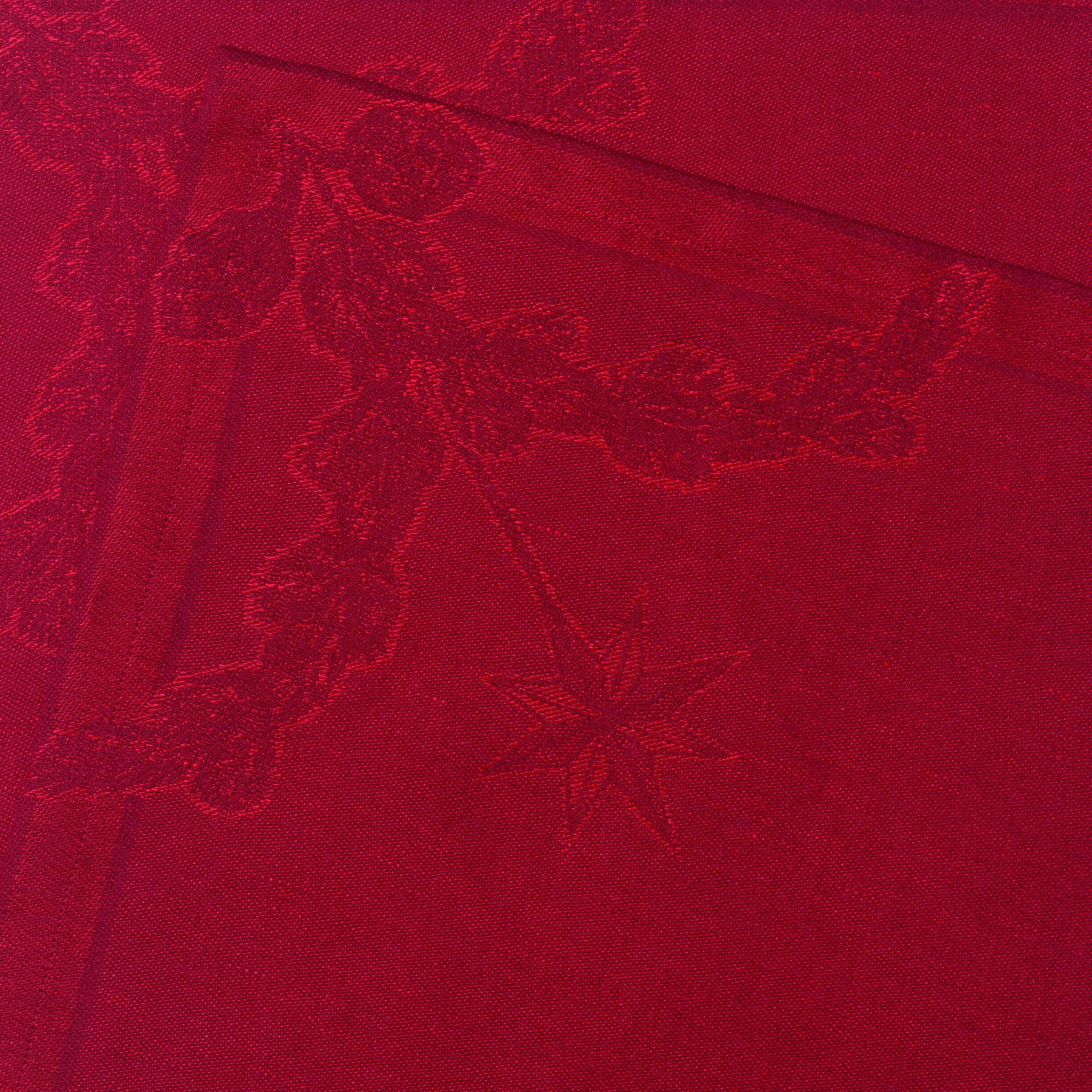 Stjerne Riflet serviet r&oslash;d 2pk