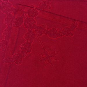 Stjerne Riflet serviet rød 2pk