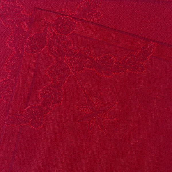 Stjerne Riflet serviet rød 2pk