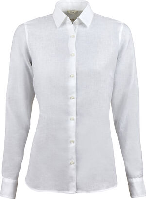 White Linen Feminine Shirt