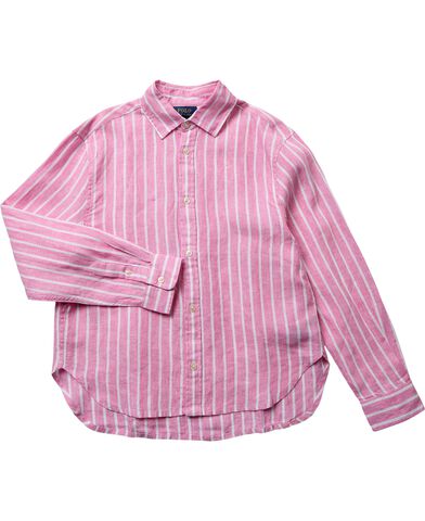 Striped Linen Boxy Shirt