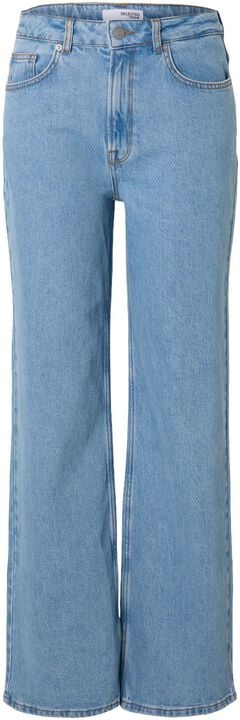 SLFALICE HW WIDE LONG LIG BLU JEANS