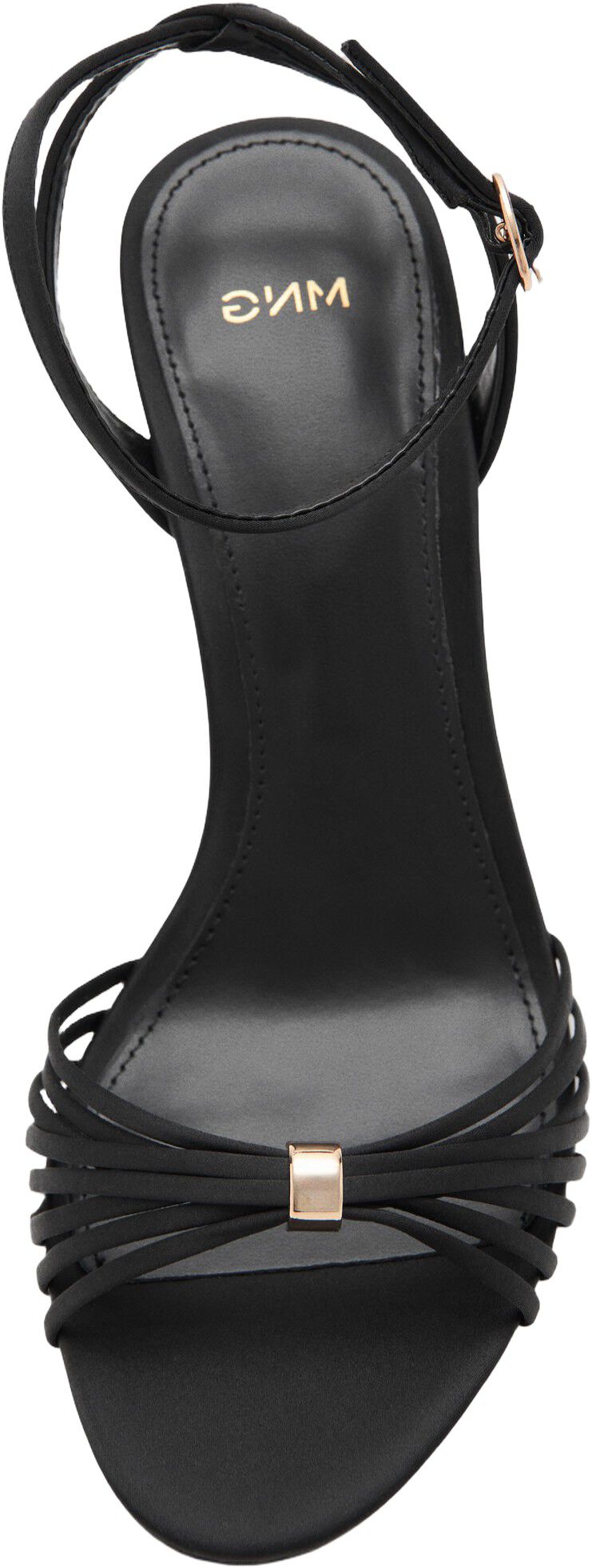 Heeled sandals with straps