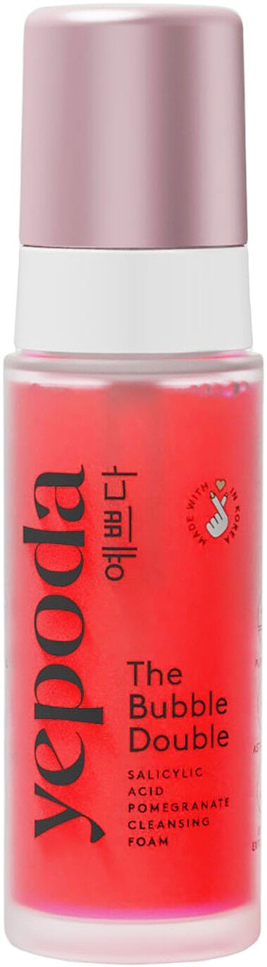 The Bubble Double - Reng&ouml;ringsmousse med salicylsyra och granat&auml;pple