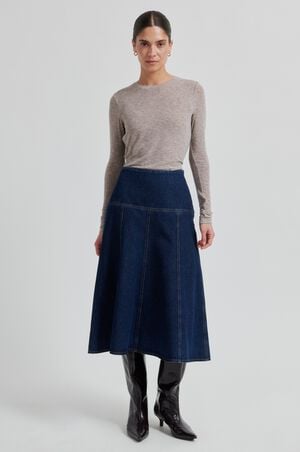 Columbo Denim Skirt - Cotton