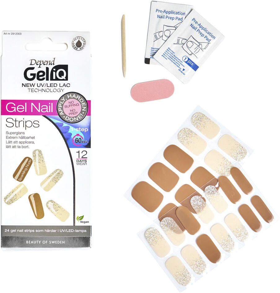 Gel iQ Gel Nail Strips Semi cured n