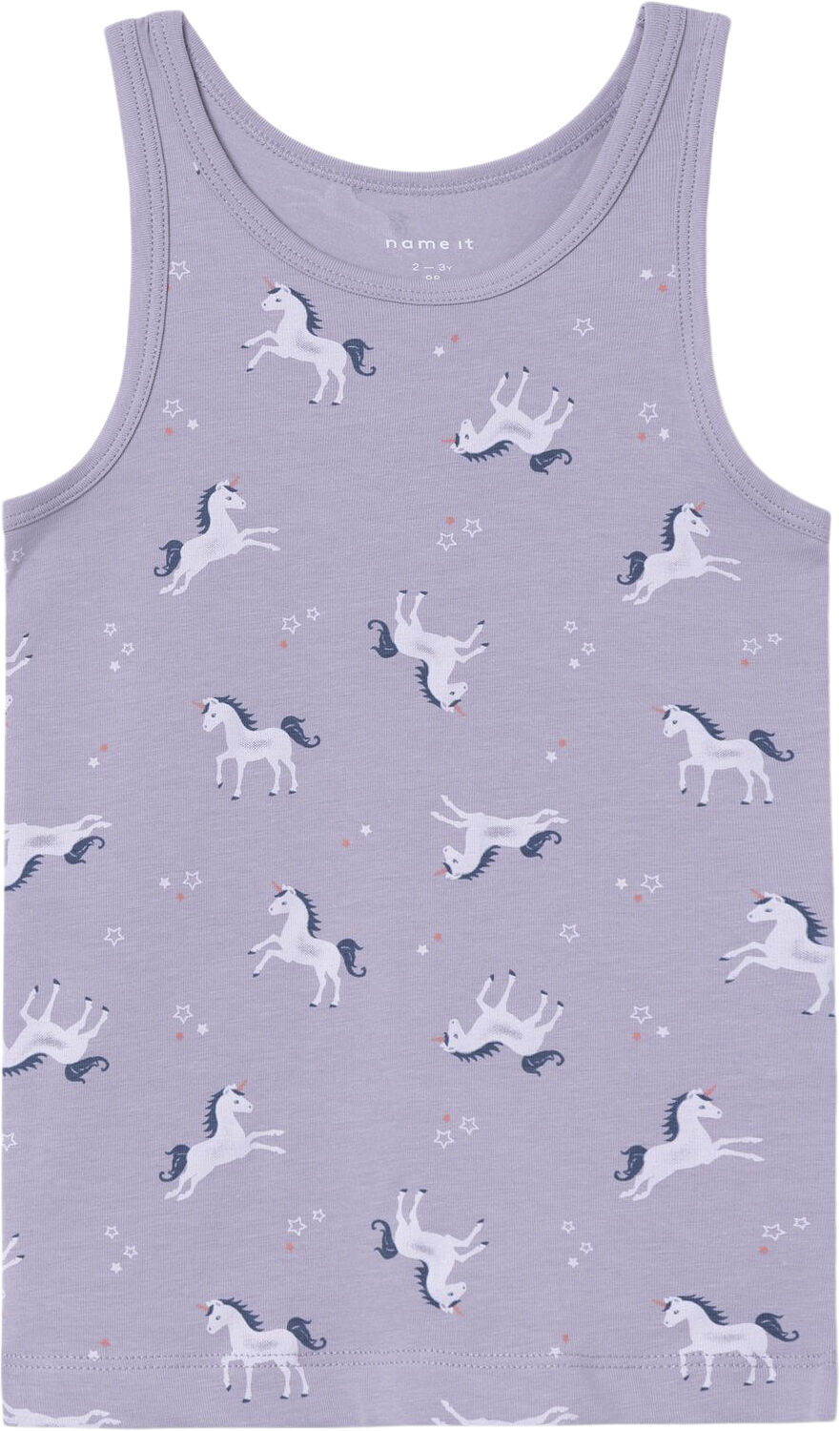 NMFTANK TOP 2P LAVENDER UNICORN NOO